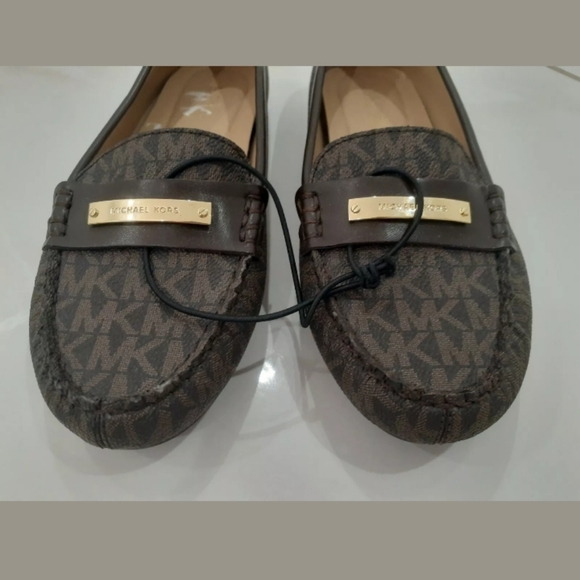 💼Michael Kors Brown Leather Everette Loafer - Picture 2 of 2